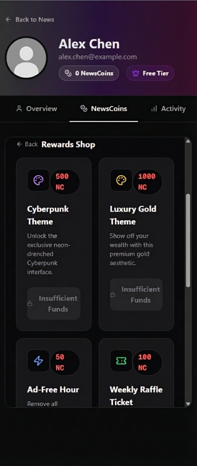 Redeem Rewards